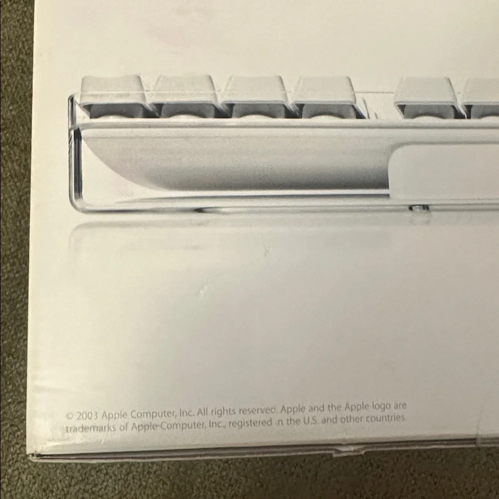 White Wireless Keyboard - new in box